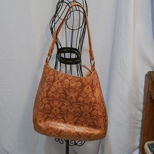 EUC Leather Handbag by the Sak